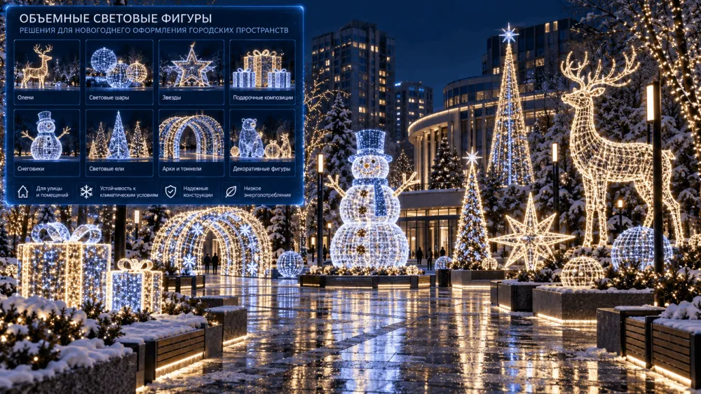 Объемные световые фигуры