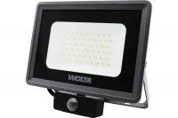 Светодиодный прожектор Wolta 50Вт  IP65 с датчиком движения 4500 лм WFL-50W/06S