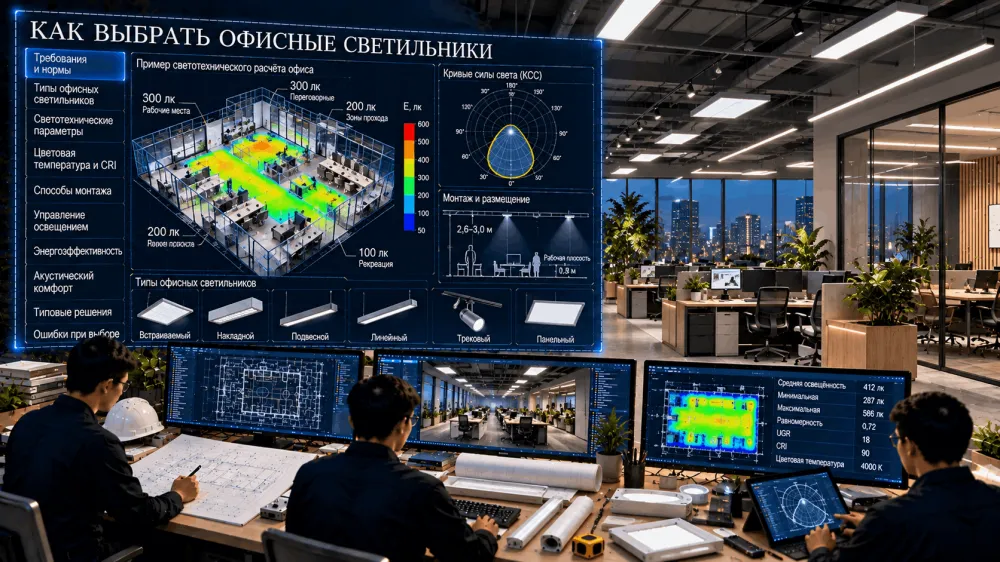 Офисные светильники