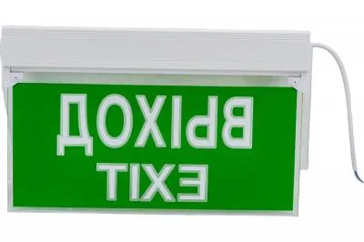 Аварийно-эвакуационный светодиодный светильник IEK ССА 2101 3ч, 3W, ВЫХОД-EXIT, IP20 LSSA0-2101-3-20-K03